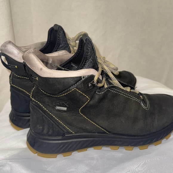 Ecco Exostrike GTX Women's Black High Top Hiking Boot Leather Gortex Size US 6 - Picture 6 of 9